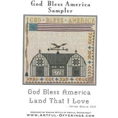 God Bless America Sampler Pattern