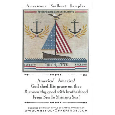 Americana Sailboat Sampler Pattern
