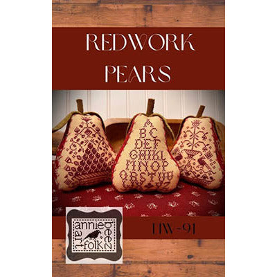 Redwork Pears Pattern