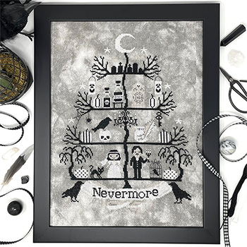 Edgar Allen Poe Tree Pattern