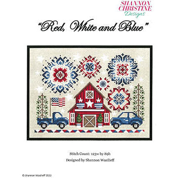 Red White And Blue Pattern