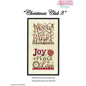 2020 Christmas Club 3 Pattern
