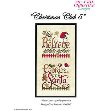 2020 Christmas Club 5 Pattern