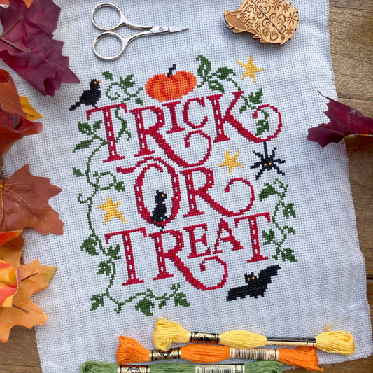 Trick or Treat Cross Stitch Kit