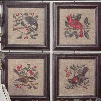 Birds & Berries Pattern