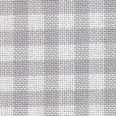 32 ct Grey Check Lugana