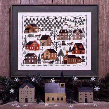 Christmas Village Pattern
