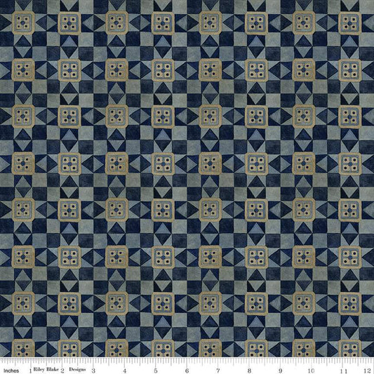 Bright Stars Quilt Blocks Blue by Teresa Kogut