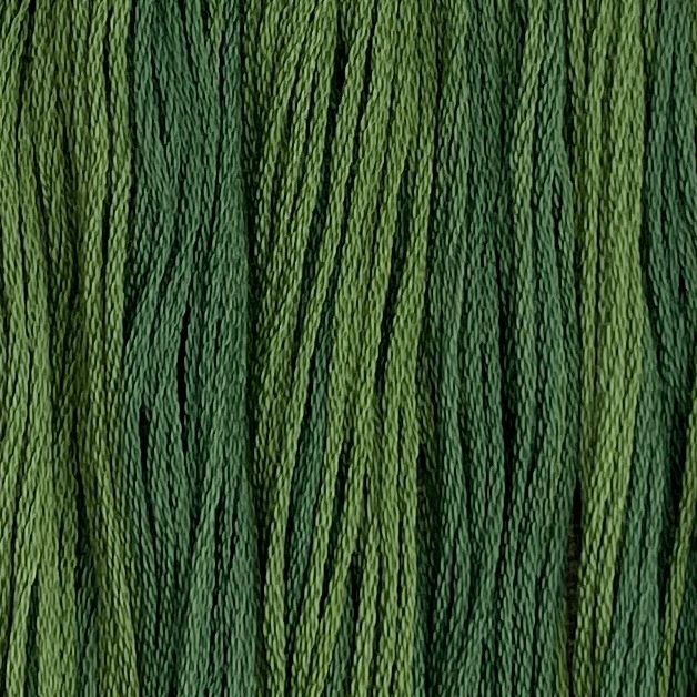 Evergreen Thread Color Hand Dyed Floss for Cross Stitch - Six-Stranded Cotton – Colour and Cotton