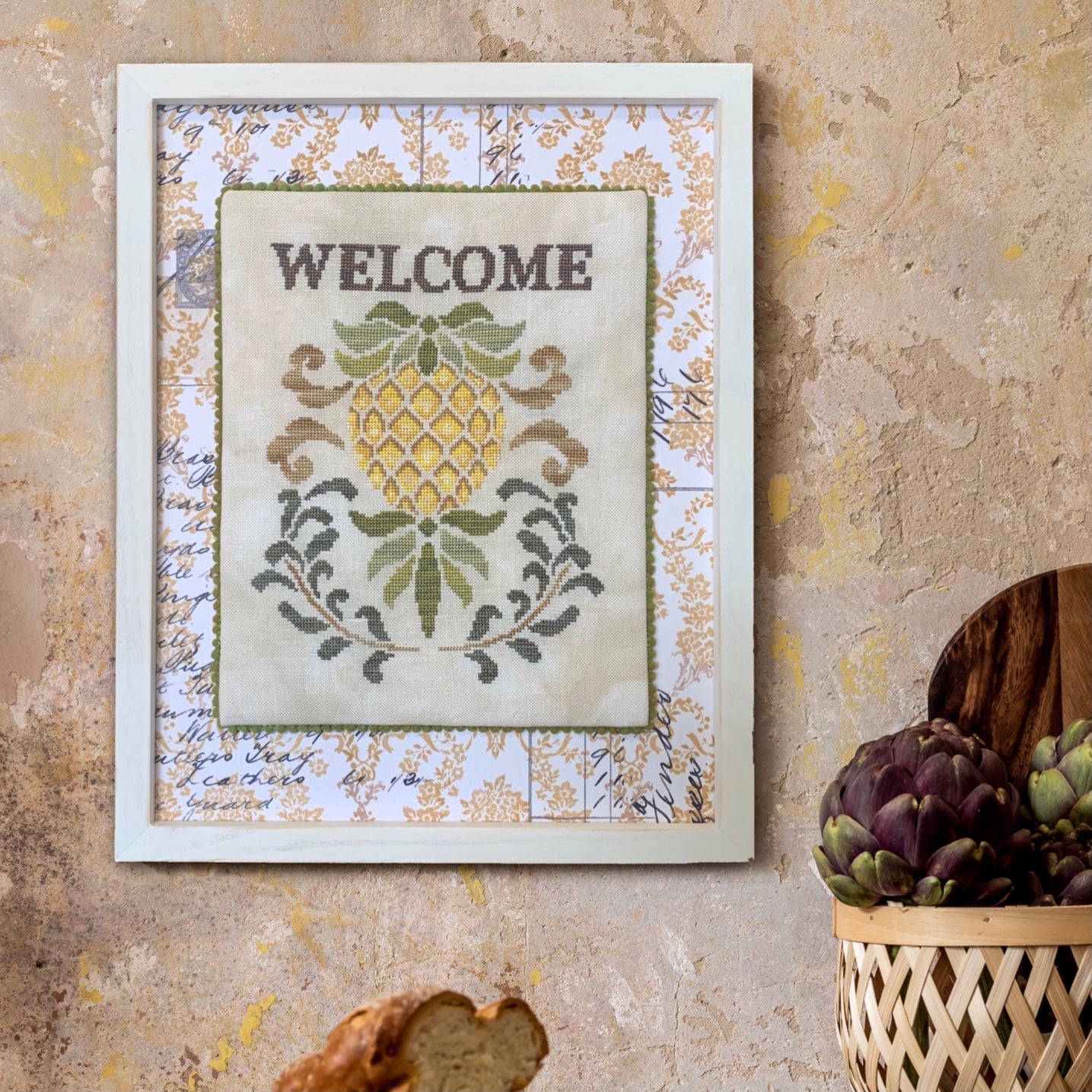 Pineapple Welcome Pattern – Colour and Cotton