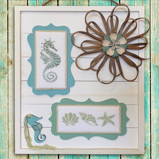 Seashells and Seahorses with Seahorse Thread Holder Pattern