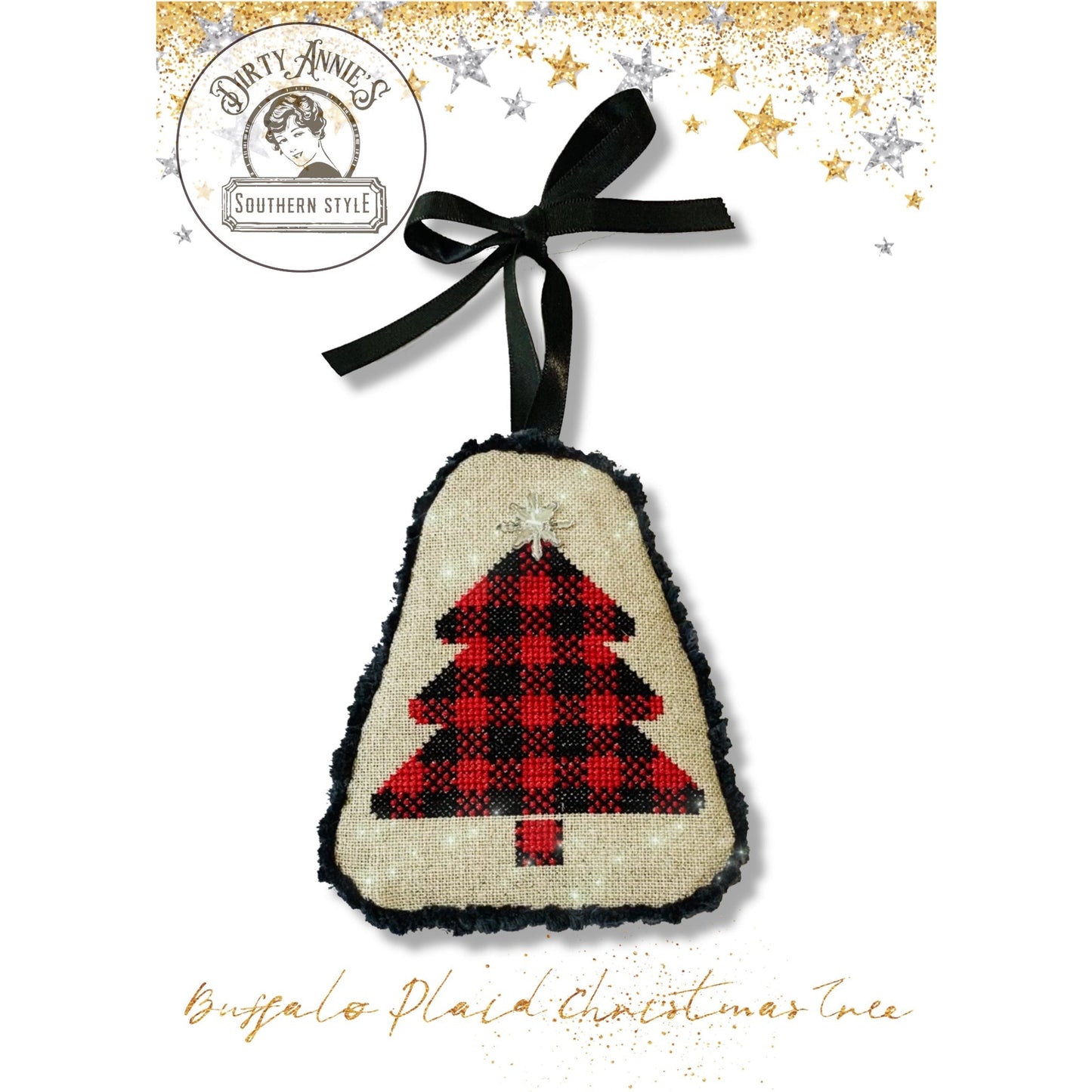 Christmas Tree Buffalo Plaid Pattern