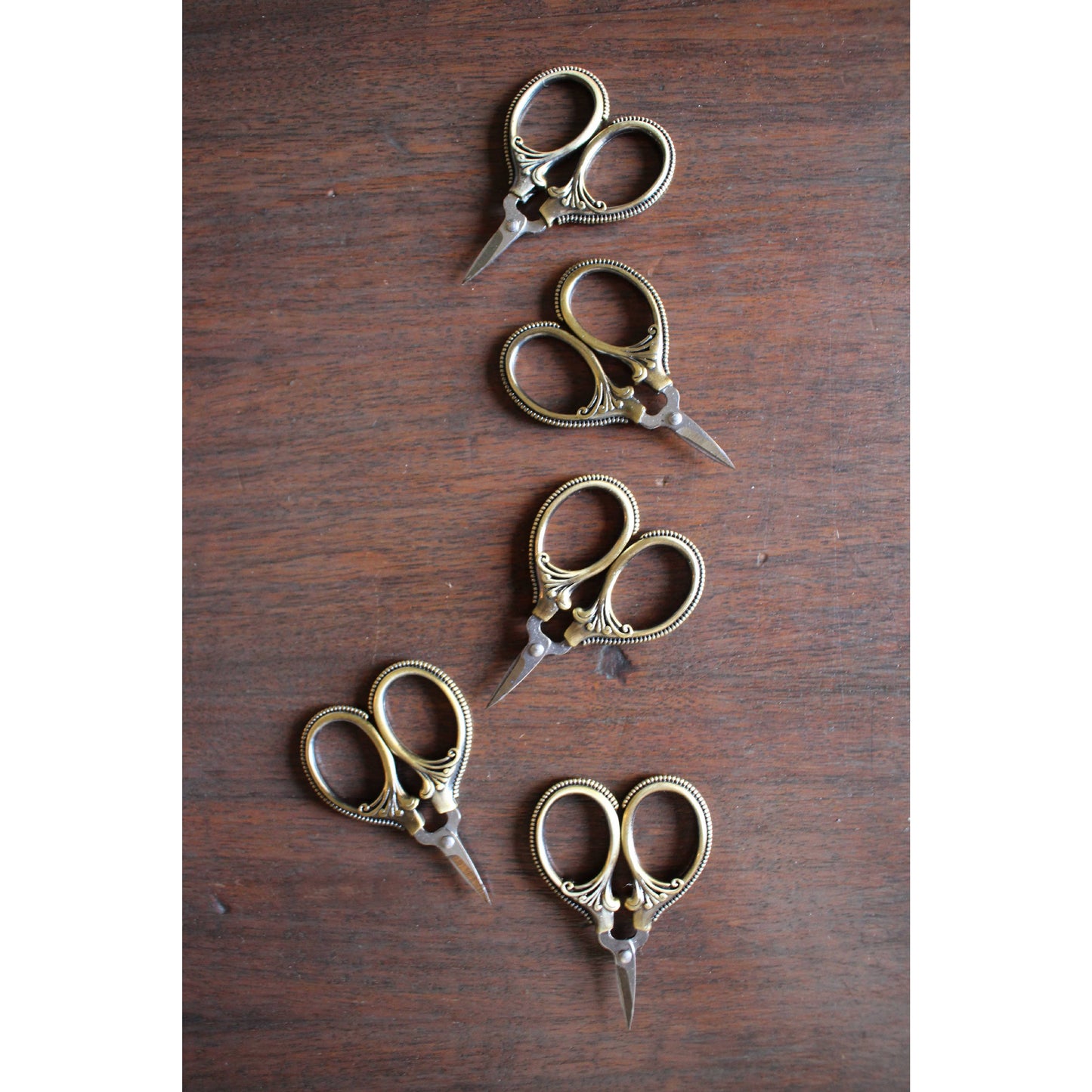 Mini Embroidery Scissors Gold