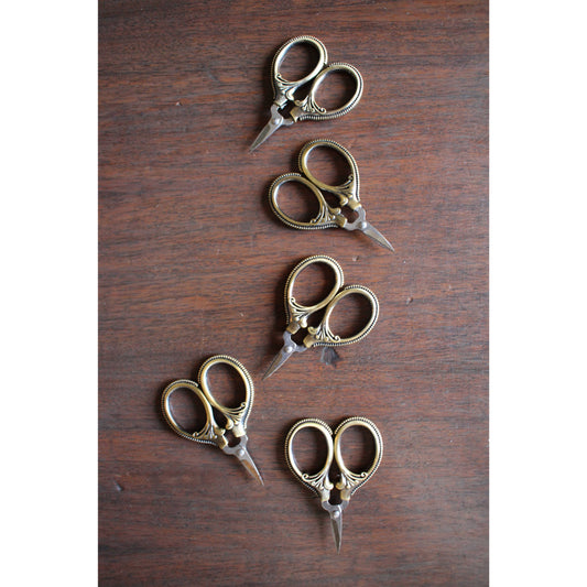Mini Embroidery Scissors Gold