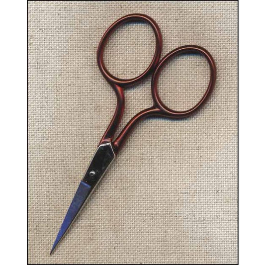 Bohin 3.5" Red Soft Touch Embroidery Scissors #7863