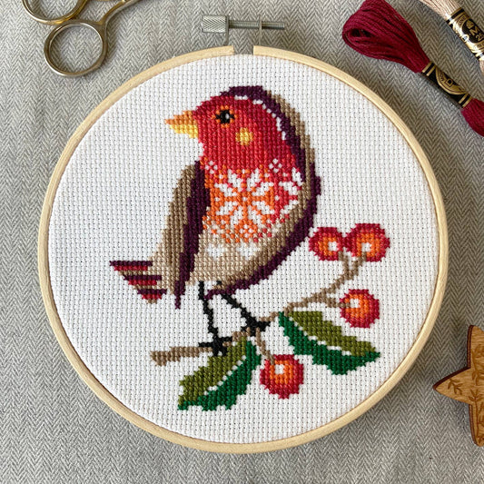 Rockin Robin Cross Stitch Kit
